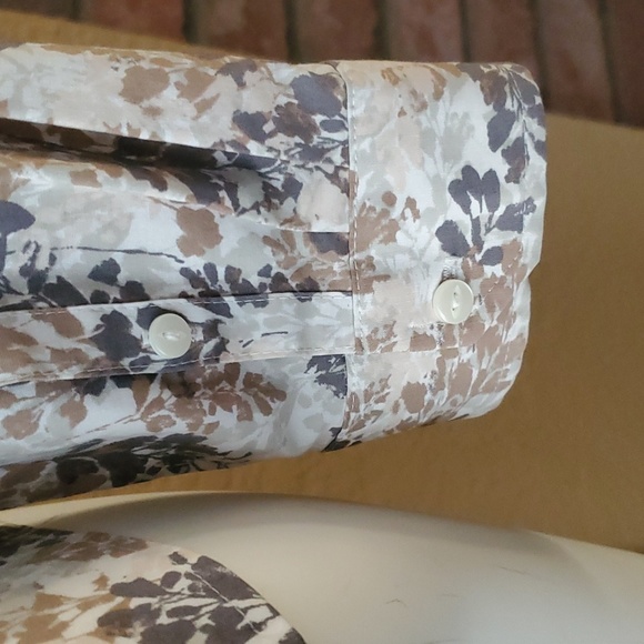 EDDIE BAUER Wrinkle Free Shaped Fit Long Sleeve Button Down Shirt SIZE: S - Picture 5 of 11